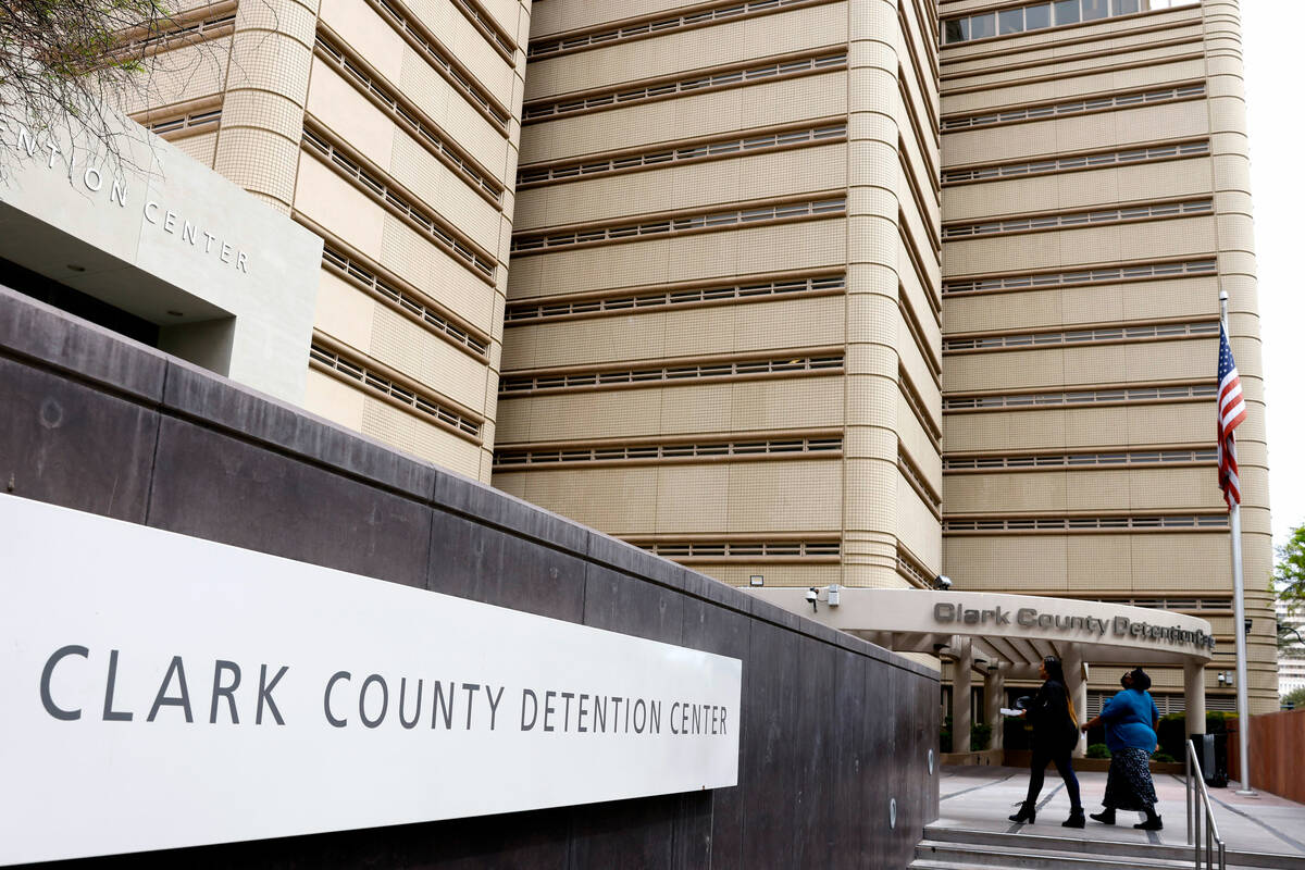 The Clark County Detention Center at 330 S. Casino Center Blvd., is pictured, on Thursday, Apri ...