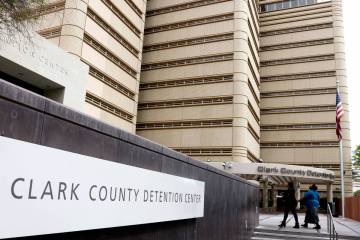 The Clark County Detention Center at 330 S. Casino Center Blvd., is pictured, on Thursday, Apri ...