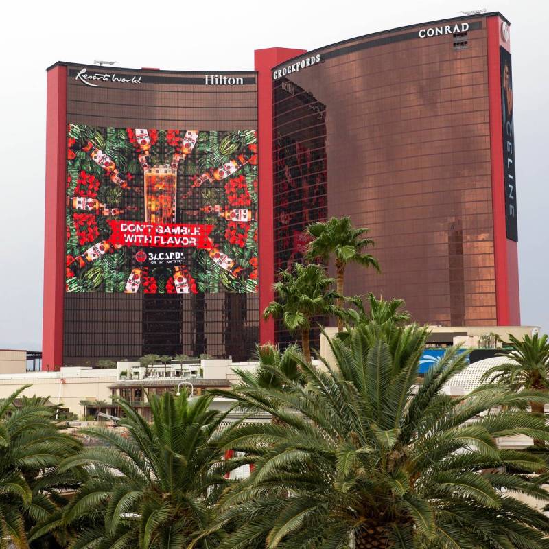 Resorts World Las Vegas reported a 22 percent year-over-year decline in revenue and a 75 percen ...