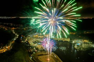 Lake Las Vegas and the city of Henderson will present the annual lakeside Fourth of July firewo ...