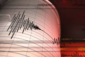 A small earthquake was recorded northeast of the Las Vegas Valley on Thursday, according to the ...