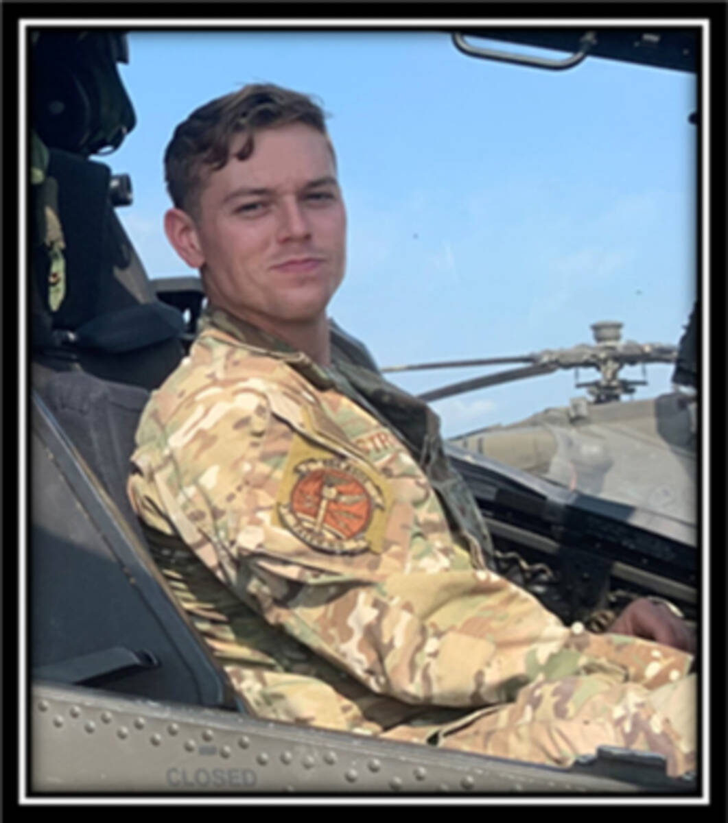 Staff Sgt. Killian Straber, who came to Nellis Air Force Base in 2024, died May 7 in a motorcyc ...