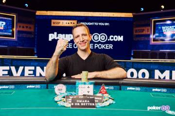 Benny Glaser won the $1,500 buy-in Mixed Pot-Limit Omaha High-Low 8 or Better event at the Worl ...