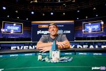 Michael Lavin won the $1,500 buy-in No-limit Hold’em Shootout at the World Series of Poker on ...