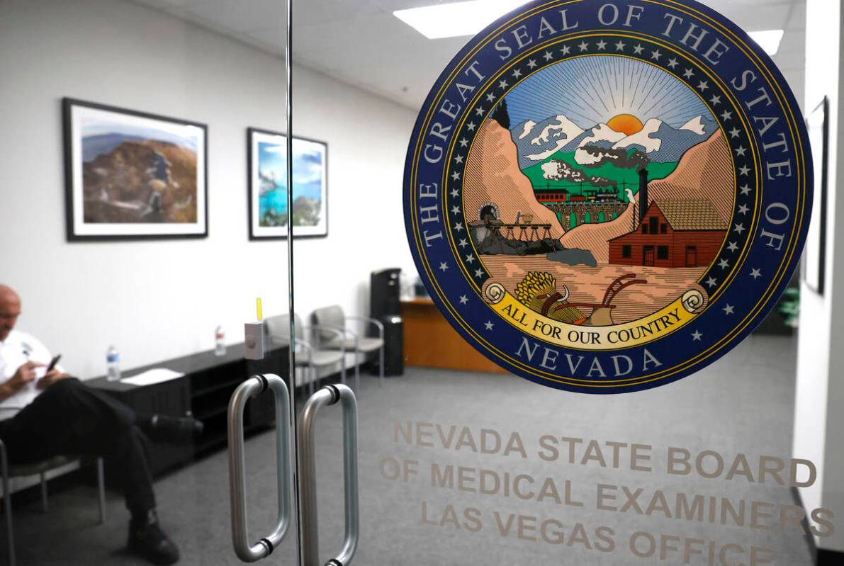 The Nevada State Board of Medical Examiners approved a settlement agreement Friday, June 6, 202 ...