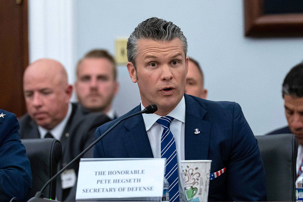 Department of Defense Secretary Pete Hegseth testifies before the House Committee on Appropriat ...