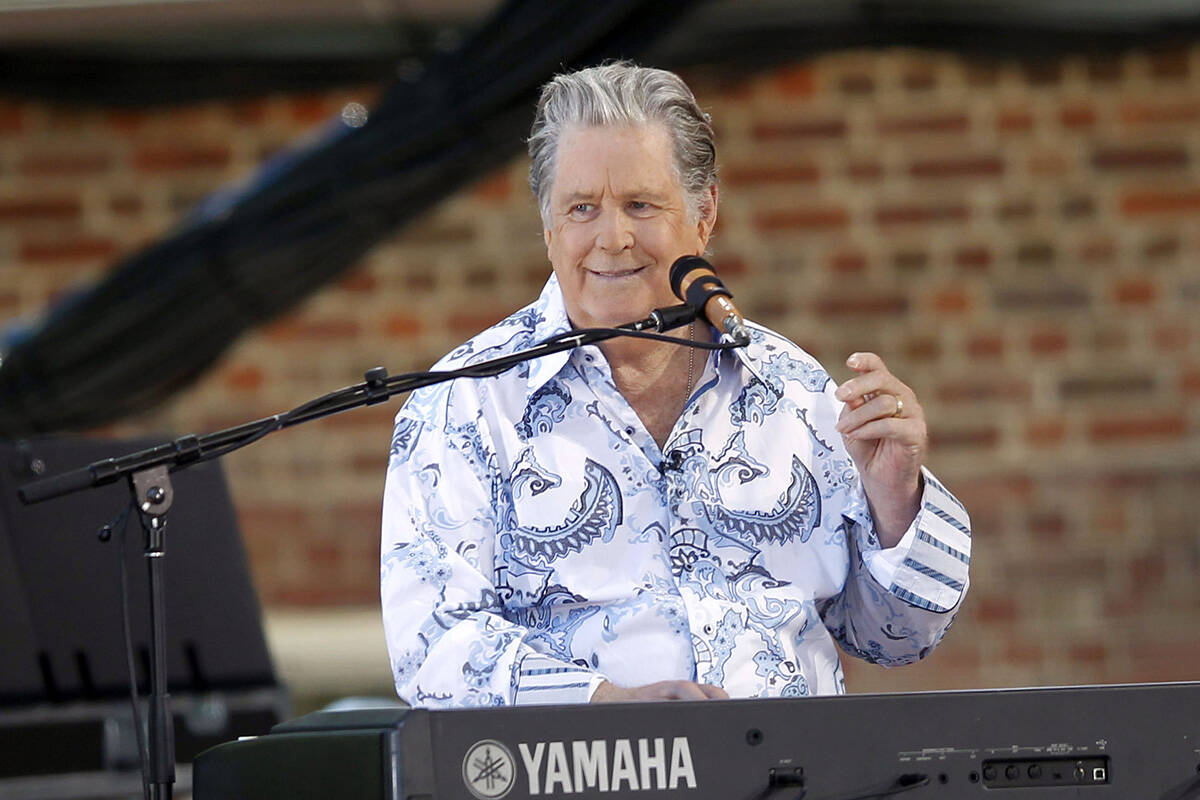 Brian Wilson, original member of The Beach Boys, performs during ABC's "Good Morning America" s ...