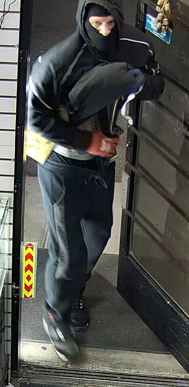 Police are seeking a man in connection with an armed robbery that occurred Saturday, May 31, 20 ...