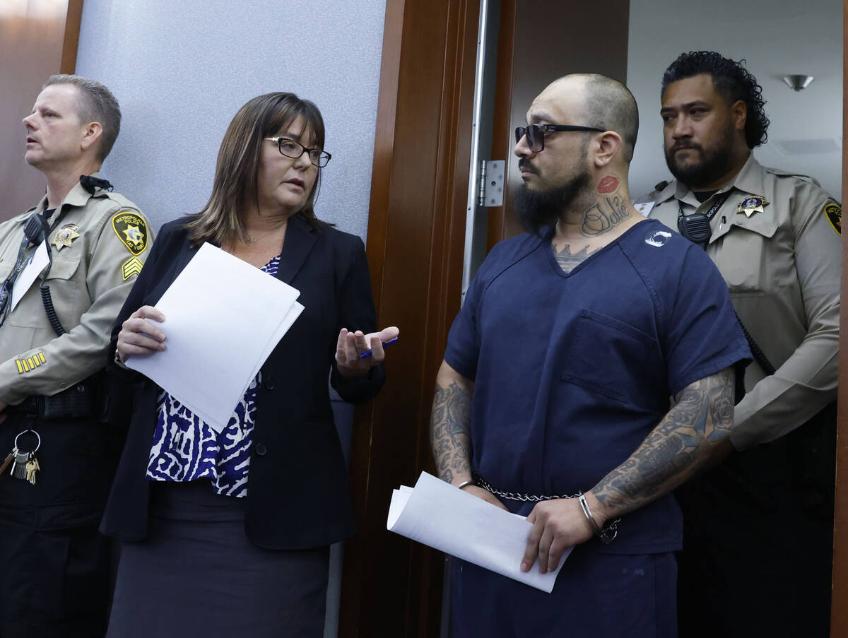 Manuel Ruiz, second right, arrested in connection with the livestreamed killing of two people i ...
