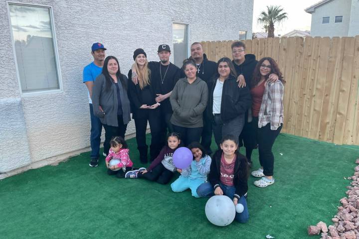 Frank Gonzales pictured with his children and extended family. Gonzales said even his step-chil ...