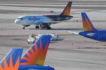 A former Allegiant Air employee was arrested on a theft charge months after the Las Vegas-based ...