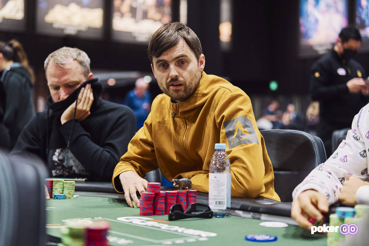 Martin Kabrhel plays an event at the 2025 World Series of Poker. (Enrique Malfavon/PokerGO)