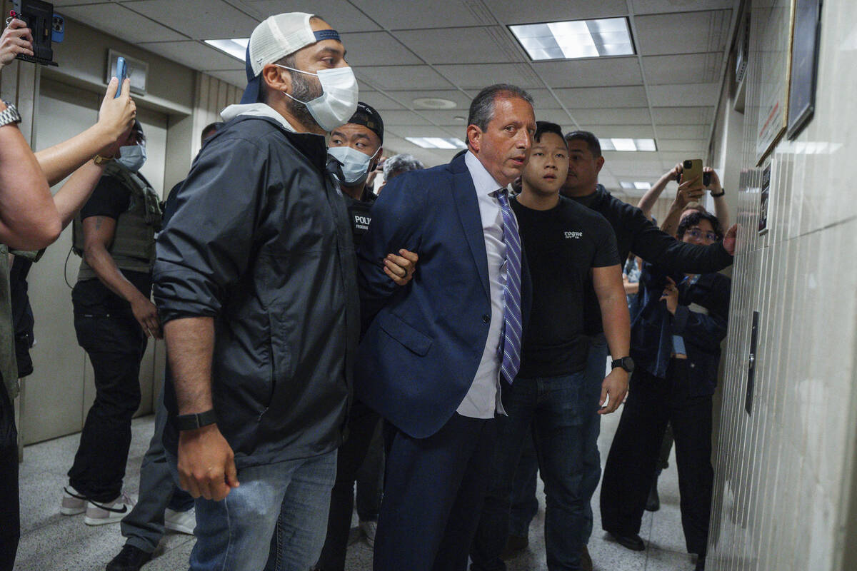 New York City Comptroller Brad Lander is placed under arrest by Immigration and Customs Enforce ...