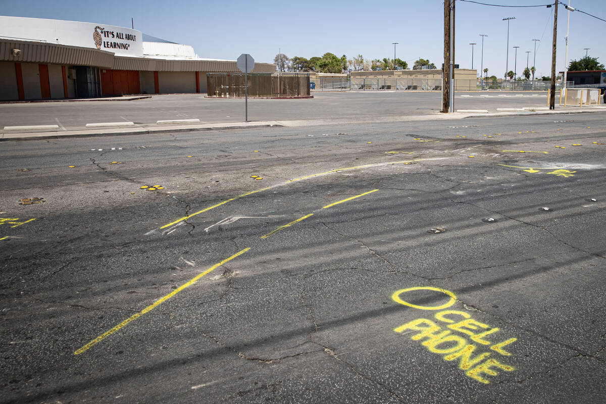 The scene of a crash that killed two women and a injured a 9-year-old girl the night before on ...
