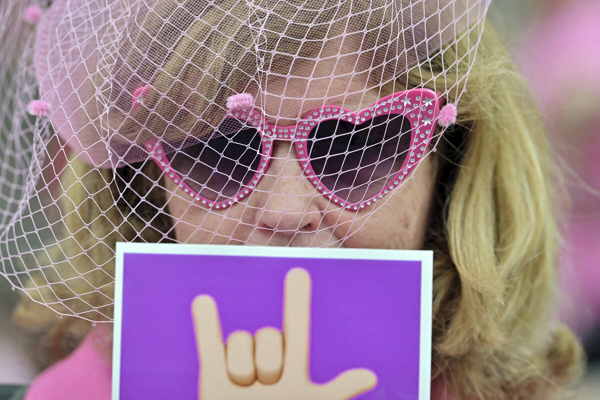 Lucy, a Karen Read supporter, gathers outside the courthouse at the start of the third day of j ...