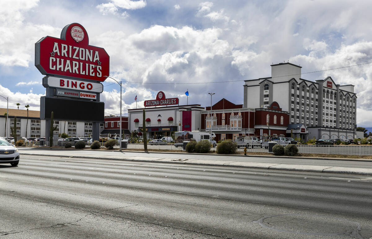 Arizona Charlie's Decatur is seen on Thursday, March 06 2025, in Las Vegas. (L.E. Baskow/Las Ve ...