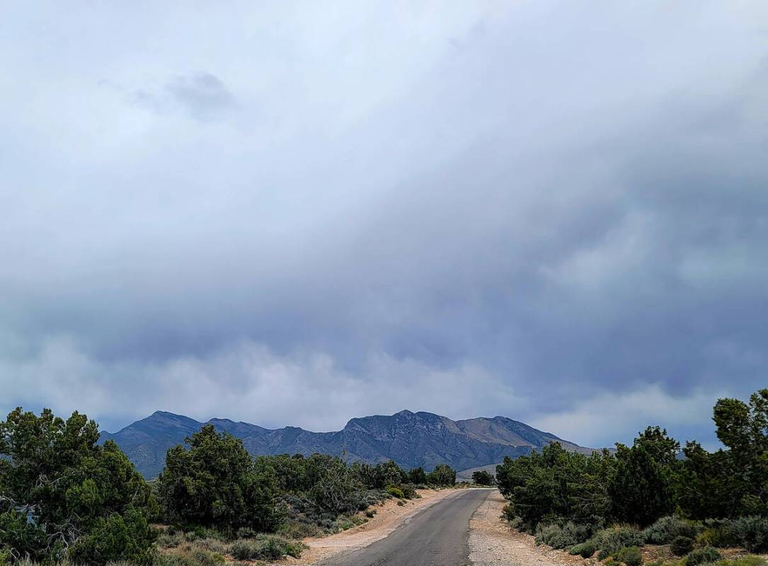 Lovell Canyon Road is an 11-mile paved stretch that takes travelers to and, in this case, from ...