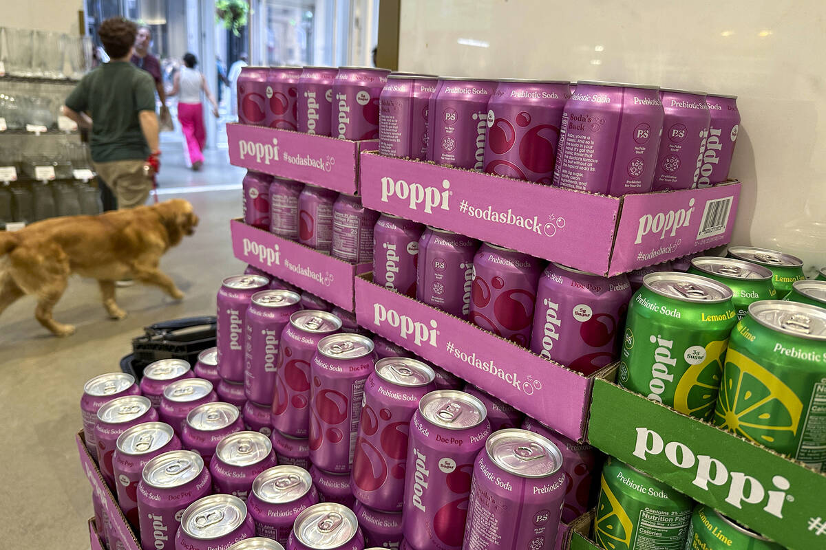 Poppi's “Soda’s back” marketing slogan acknowledges that the empty calories of the previo ...