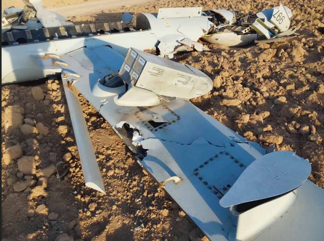 This picture released on Wednesday, June 18, 2025, by the Iranian armed forces claims to show a ...