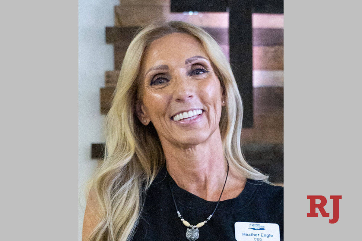 Heather Engle, CEO of Las Vegas Rescue Mission in Las Vegas June 19, 2025. (Kara Gildea/Las Veg ...