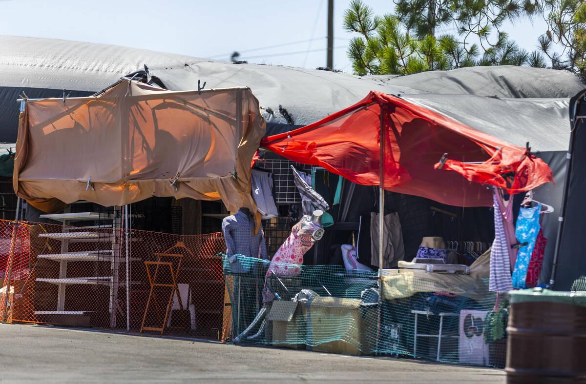 Merchandise was unattended and there were no customers at the Broadacres Marketplace in North L ...