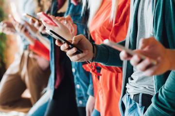 According to the CDC, half of teenagers in the U.S. spend four hours or more looking at screens ...
