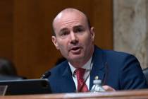 FILE - Sen. Mike Lee, R-Utah, Chairman of the Senate Energy and Natural Resources Committee, sp ...