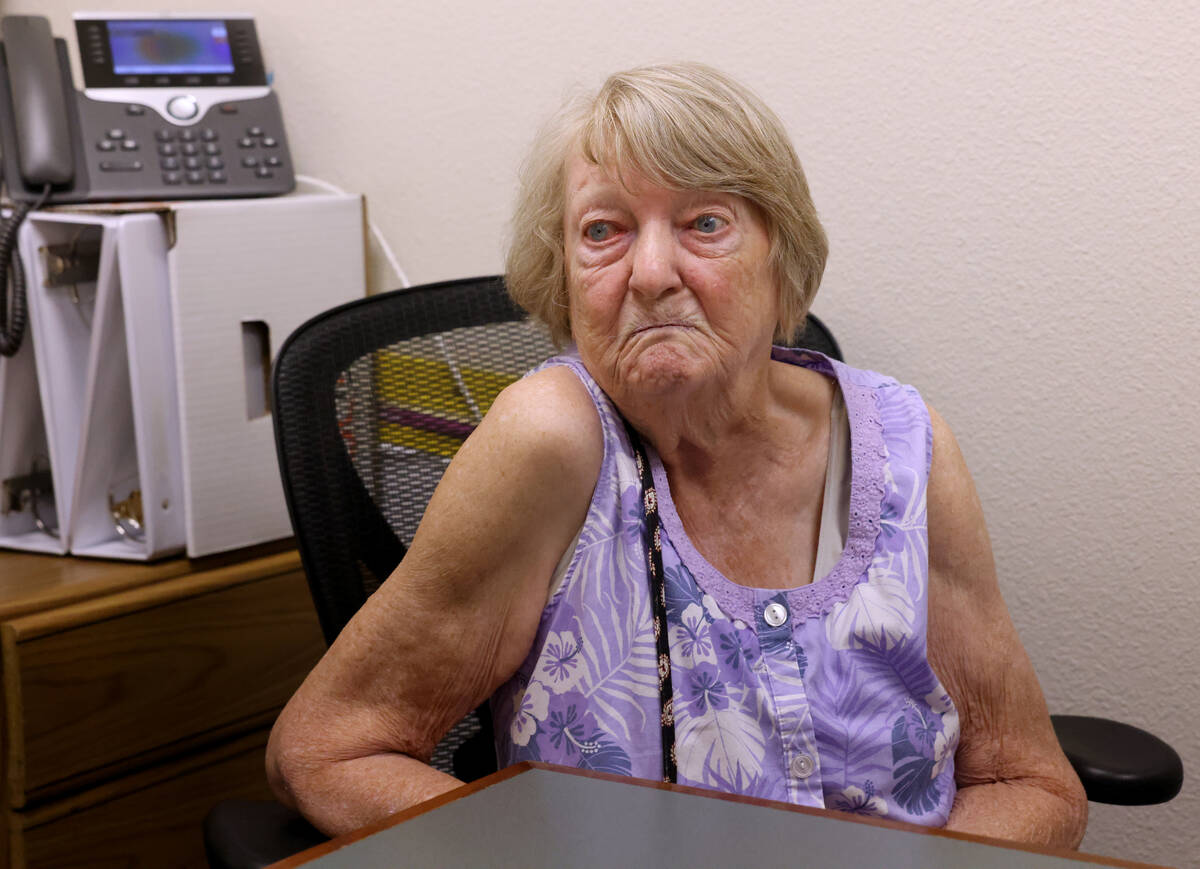 Barbara Leach, mother of James McCoy Jr., who was killed on his bike on his way to pick up his ...