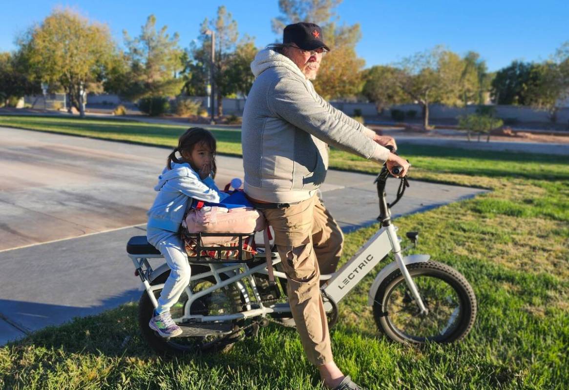 James McCoy rides his E-bike, which, his mother, Barbara Leach said was his primary means of tr ...