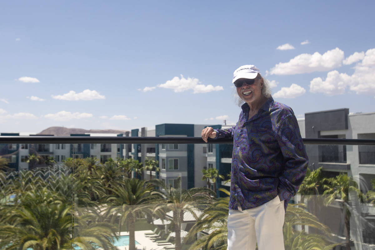 Developer Bob Schulman at apartment complex Ilumina on Raiders Way, Wednesday, July 17, 2024, i ...