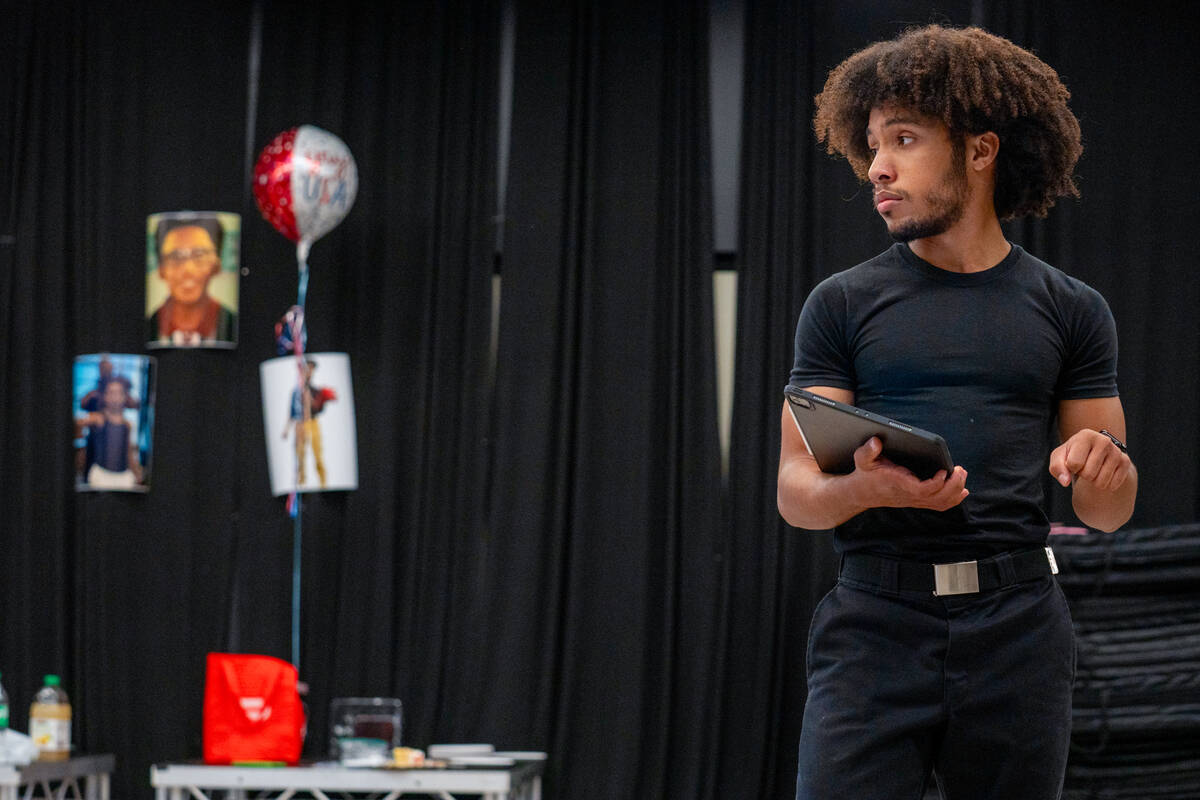 Chris Hayes Jr. rehearses for the upcoming production of “Mean Girls” at Dynamic ...