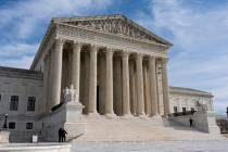 FILE - The Supreme Court is seen on Capitol Hill in Washington, Dec. 17, 2024. (AP Photo/J. Sco ...