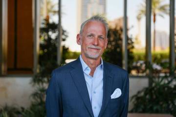 Tom McMahon, the new senior vice president of slot operations and marketing at Resorts World La ...