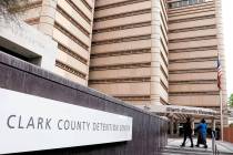 The Clark County Detention Center at 330 S. Casino Center Blvd., is pictured, on Thursday, Apri ...