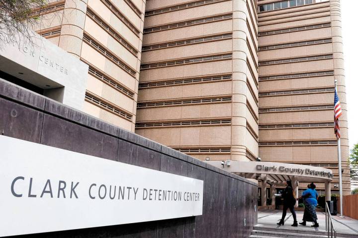 The Clark County Detention Center at 330 S. Casino Center Blvd., is pictured, on Thursday, Apri ...