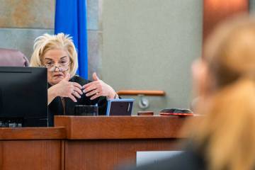 Public defender Kelsey Bernstein argues a motion to reconstruct the record regarding juror note ...