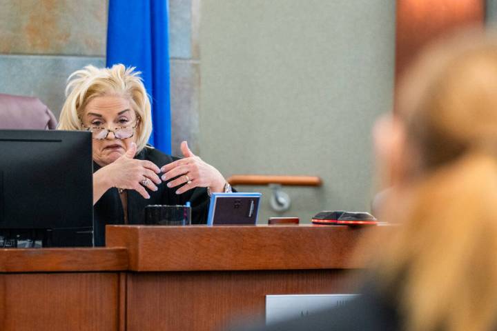 Public defender Kelsey Bernstein argues a motion to reconstruct the record regarding juror note ...