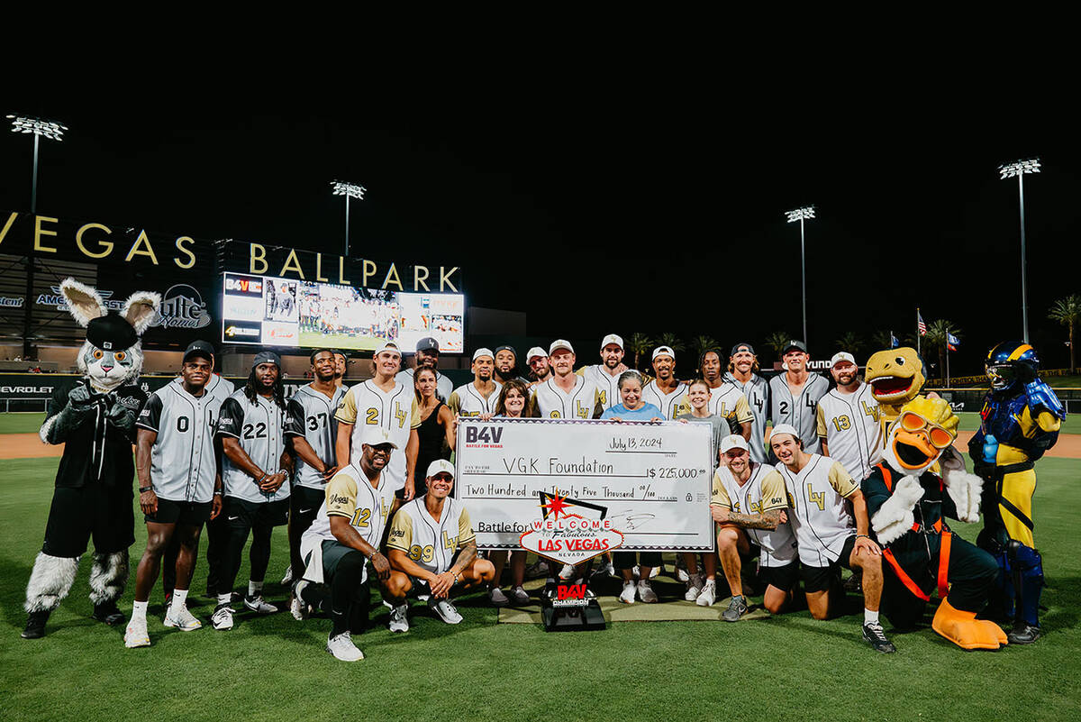 The sixth annual Battle for Vegas charity softball game returns to Las Vegas Ballpark in Downto ...