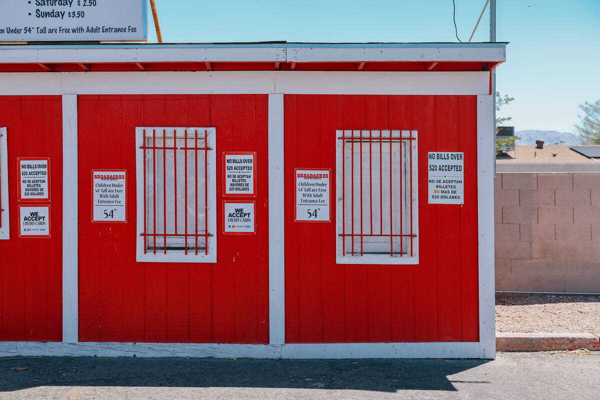 Ticket booths, normally abuzz with activity on a typical Saturday, sit with shuttered windows a ...