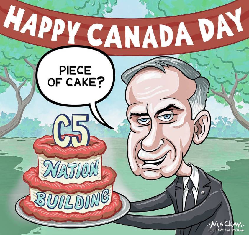 Editorial Cartoon by Graeme MacKay – Saturday June 28, 2025 Mark Carney's swift enac ...