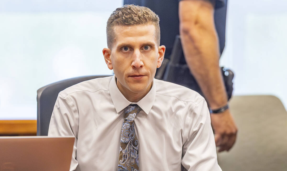 Brian Kohberger, charged in the murders of four University of Idaho students, appears at the Ad ...