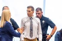 Brian Kohberger, charged in the murders of four University of Idaho students, appears at the Ad ...