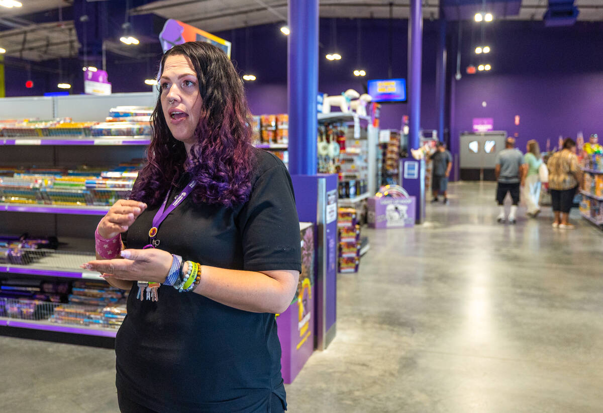 Kellie Mendenhall with Phantom Fireworks talks about the store's new warehouse and year-round s ...