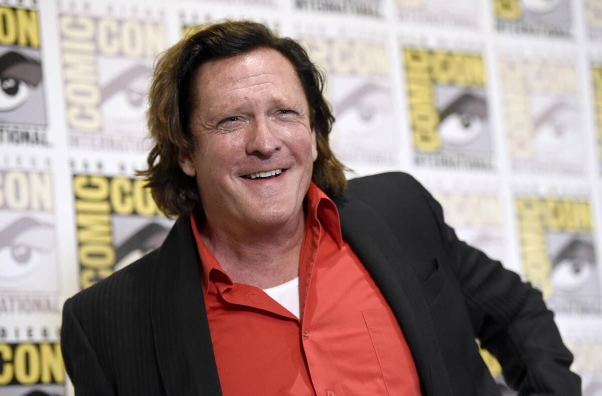 FILE - Michael Madsen appears at "The Hateful Eight" press line at Comic-Con Internat ...