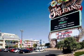 The exterior of The Orleans hotel-casino at 4500 West Tropicana Avenue, in Las Vegas. (Las Vega ...