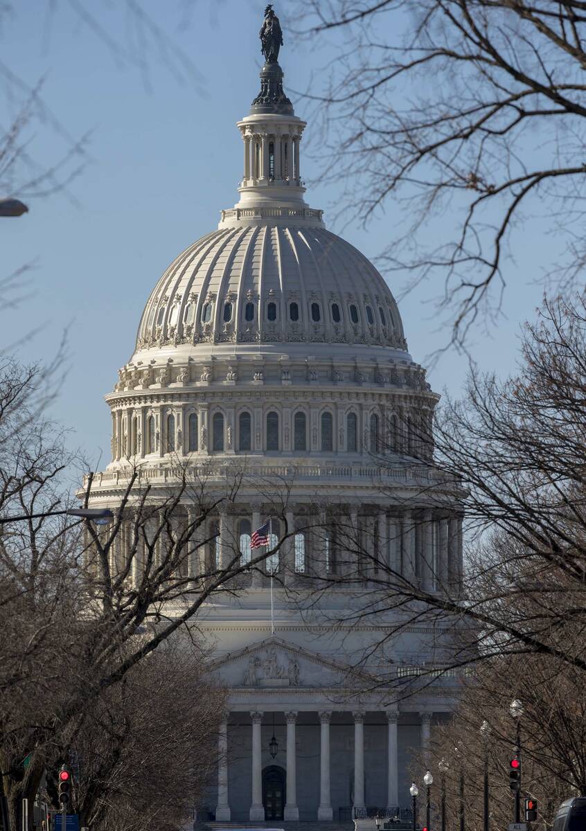 The Capitol is seen in Washington. (AP Photo/J. Scott Applewhite)