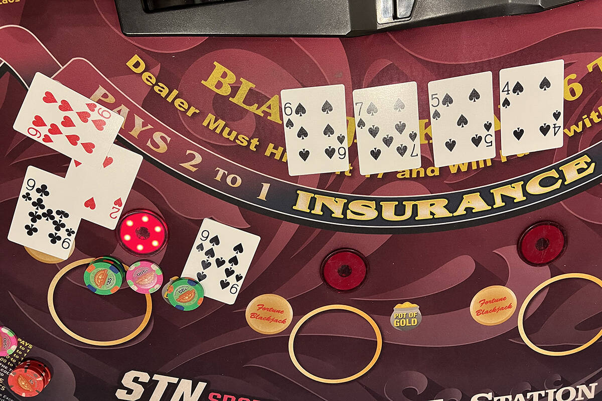 A player hit the Push 22 Progressive playing Free Bet Blackjack on Tuesday, July 8, 2025, winni ...