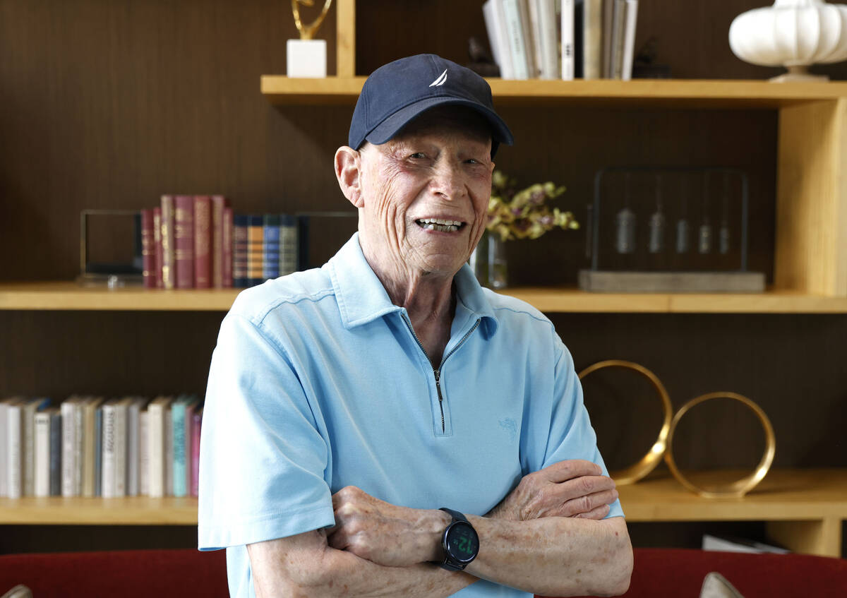 Dr, Richard Berman, a resident at the retirement community Carnegie Heights, poses for a photo ...