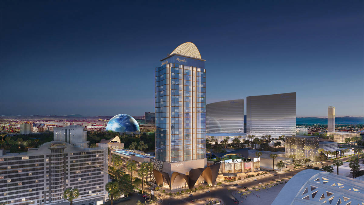 Lorenzo Doumani plans to build the Majestic hotel, a rendering of which is seen here, on Conven ...