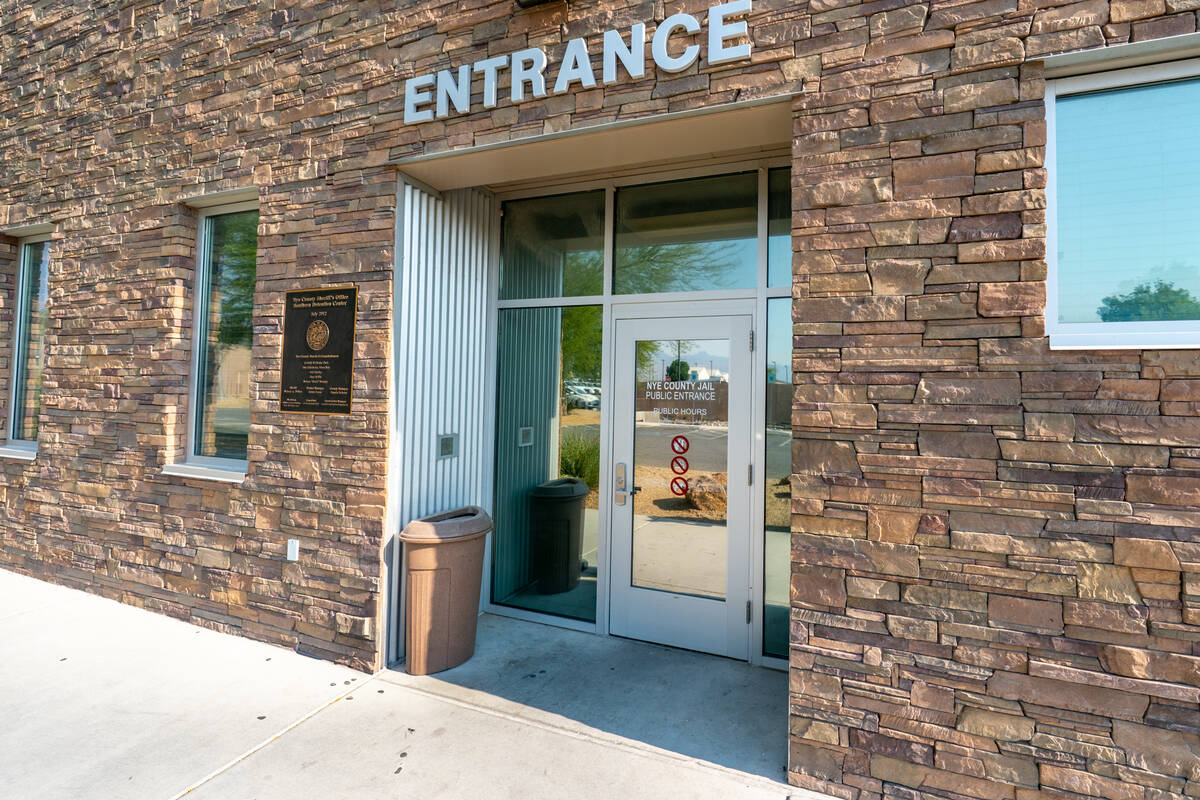 The Nye County Jail in Pahrump. (John Clausen/Pahrump Valley Times)